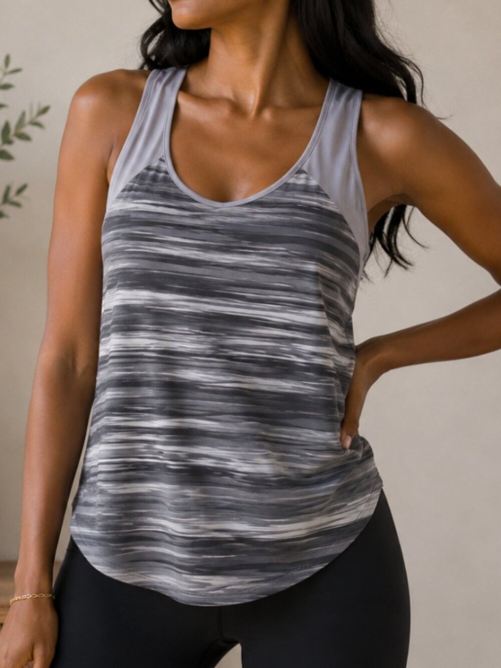 Calvin Klein Performance Tank Top | Size Medium | Grey Moisture-Wicking Activewe